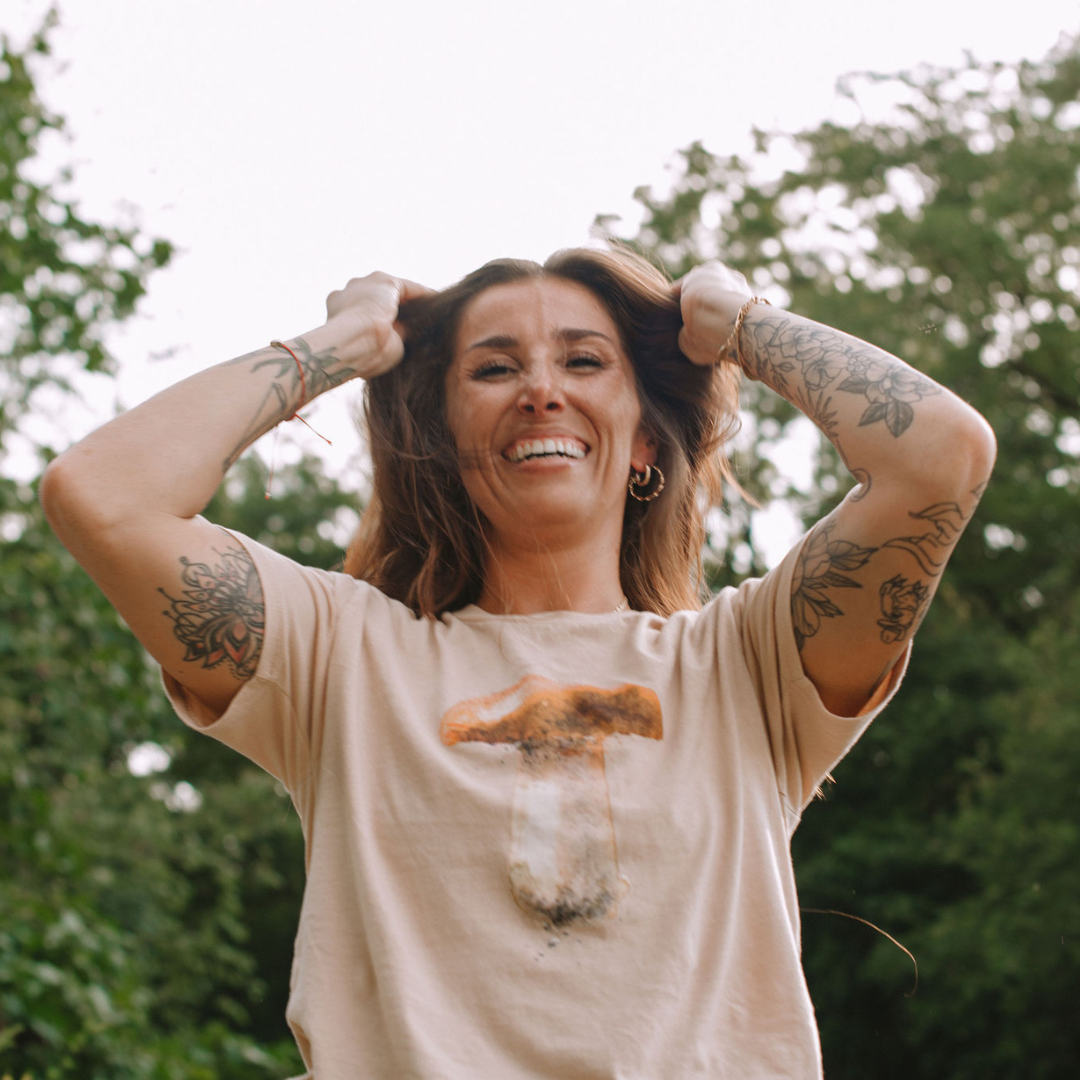 Organic Cotton Porcini Mushroom T-Shirt