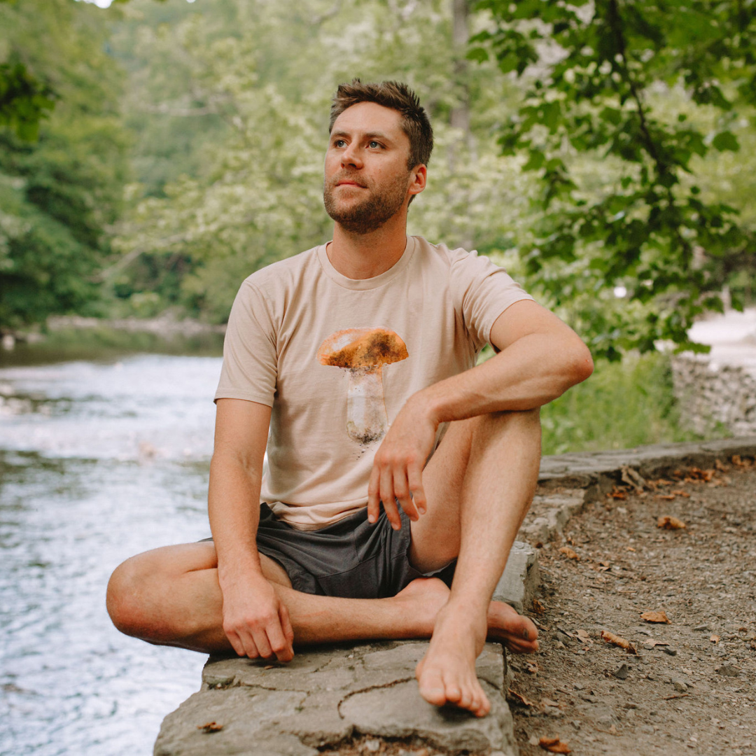 Organic Cotton Porcini Mushroom T-Shirt
