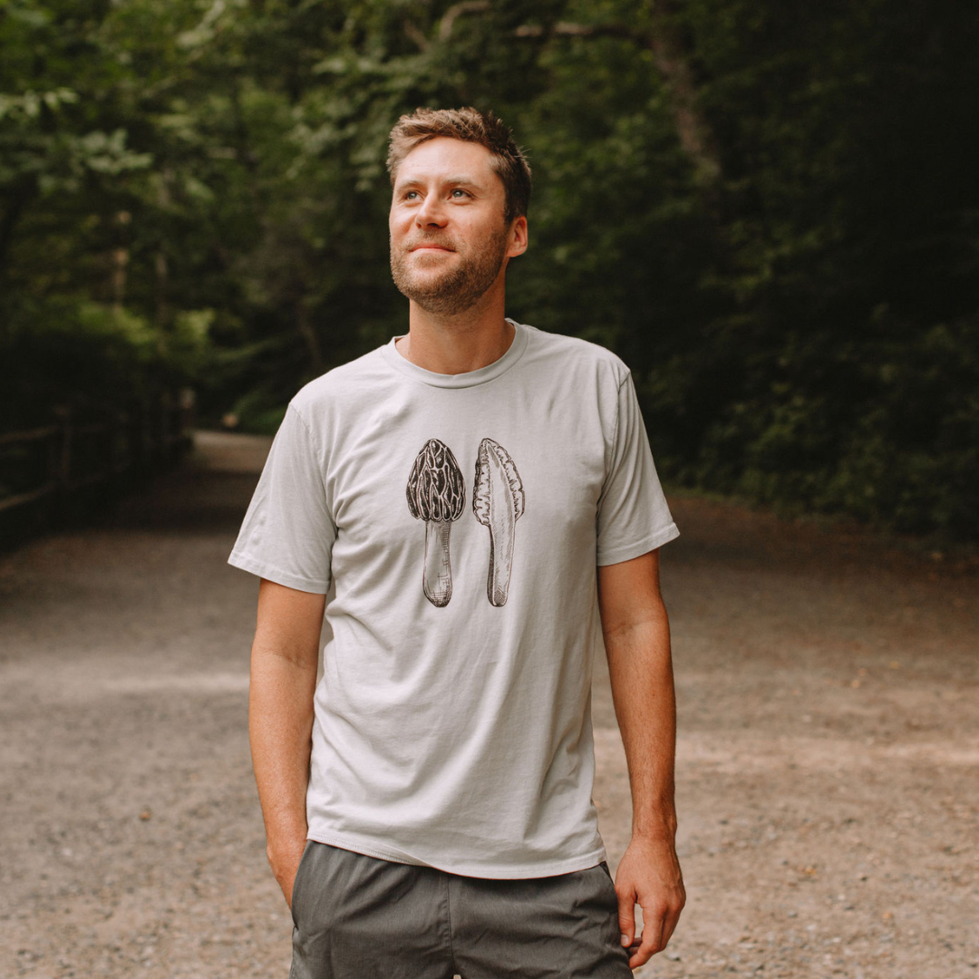 Organic Cotton Morel Mushroom T-Shirt