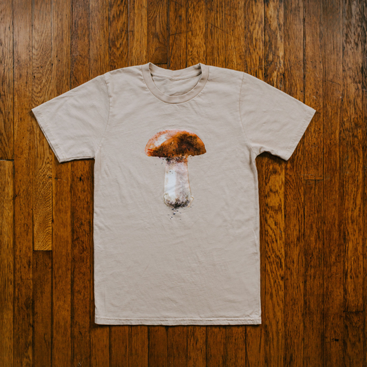 Organic Cotton Porcini Mushroom T-Shirt